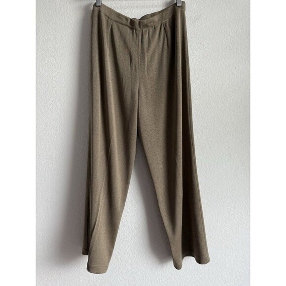 Ming Wang 2pc Cami Pant Set Women’s Large Light‎ Brown Acrylic Stretchy Comfort - Picture 9 of 14
